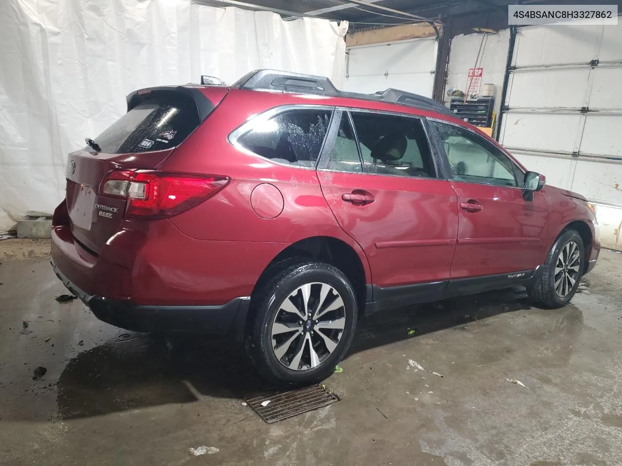 4S4BSANC8H3327862 2017 Subaru Outback 2.5I Limited