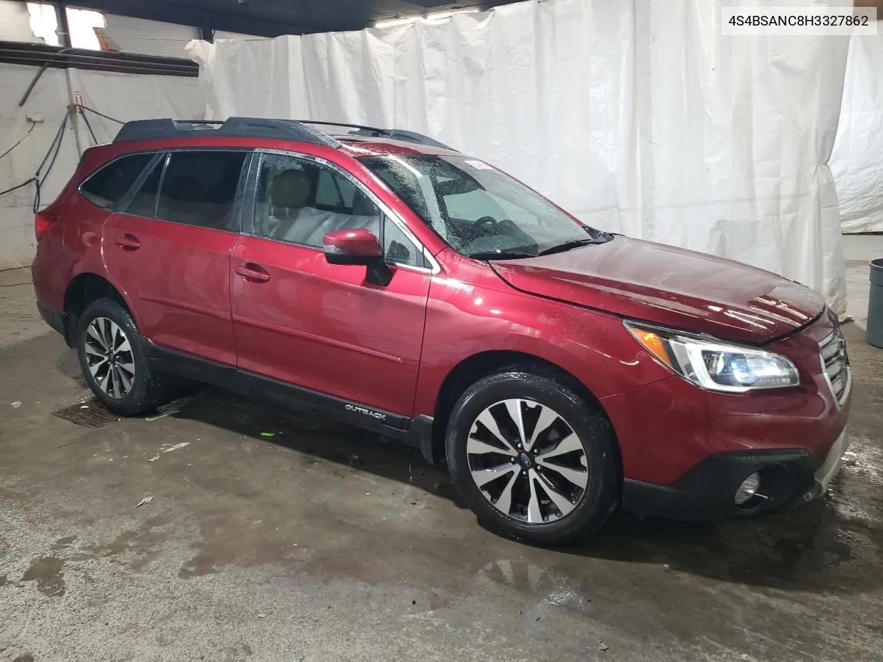 2017 Subaru Outback 2.5I Limited VIN: 4S4BSANC8H3327862 Lot: 68441994