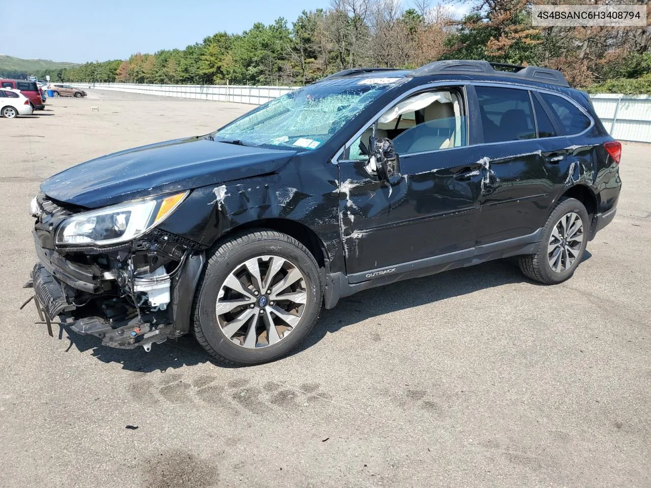 2017 Subaru Outback 2.5I Limited VIN: 4S4BSANC6H3408794 Lot: 68826424