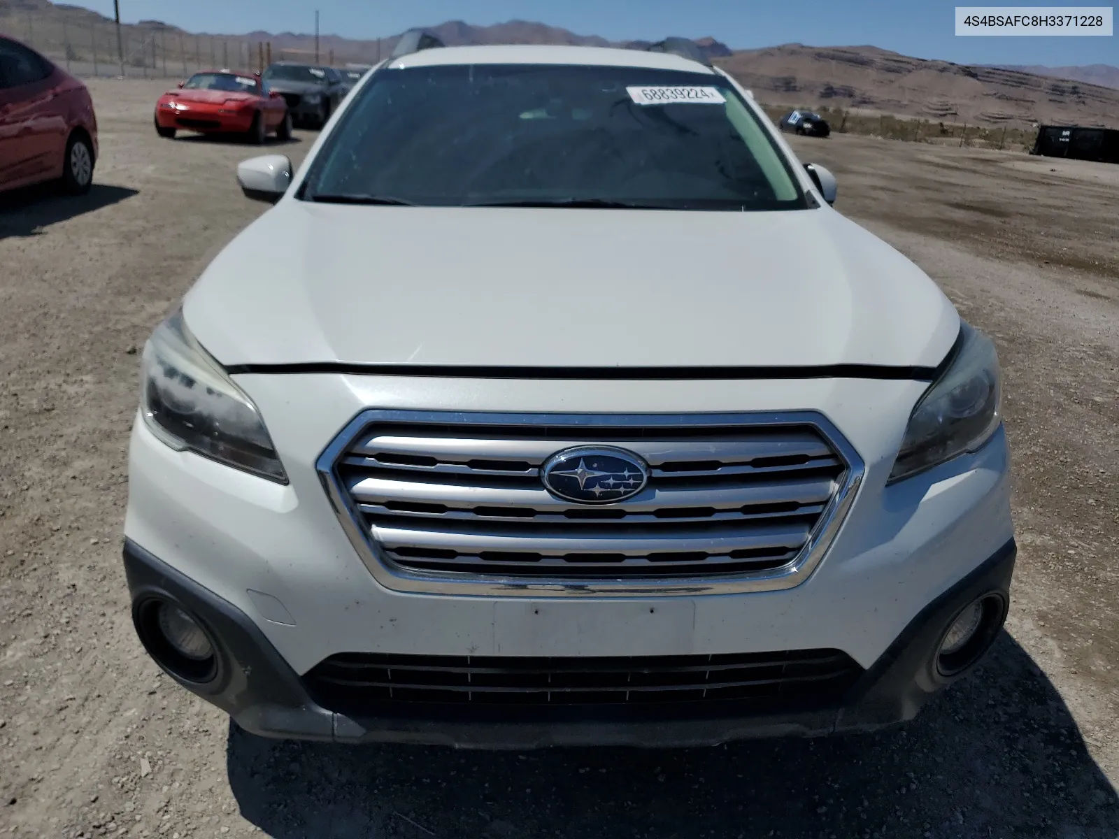 2017 Subaru Outback 2.5I Premium VIN: 4S4BSAFC8H3371228 Lot: 68839224