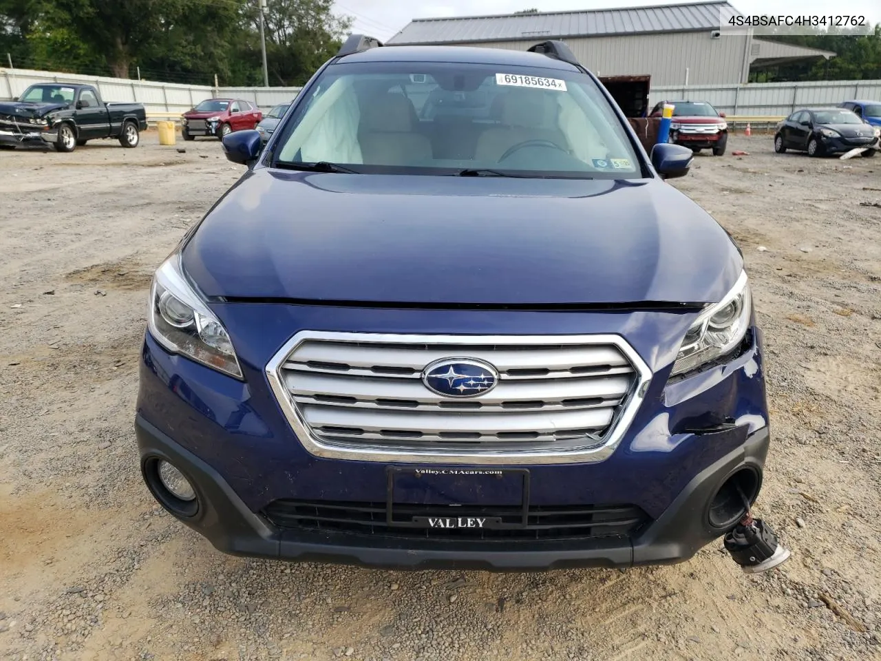 2017 Subaru Outback 2.5I Premium VIN: 4S4BSAFC4H3412762 Lot: 69185634