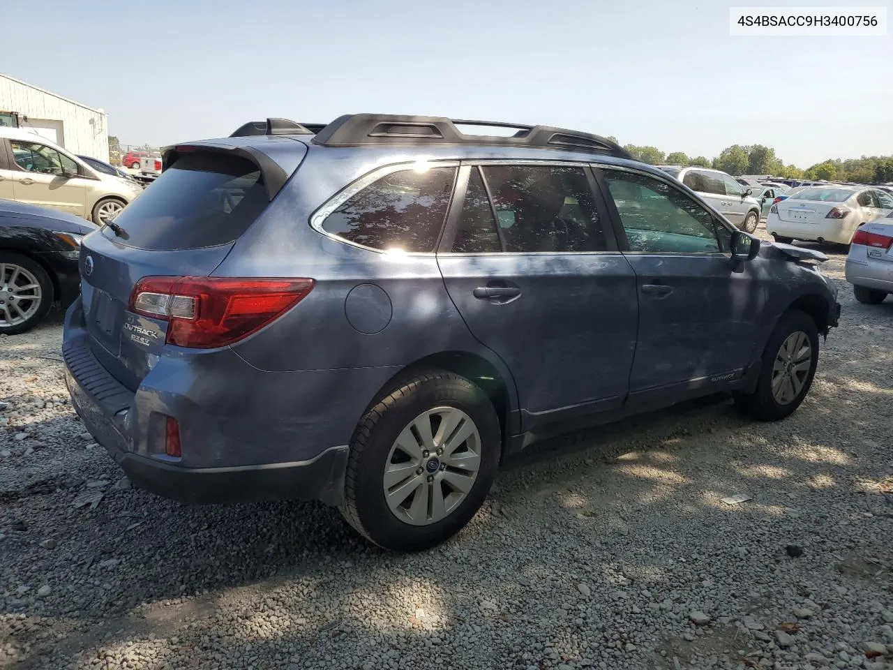 2017 Subaru Outback 2.5I Premium VIN: 4S4BSACC9H3400756 Lot: 69849204