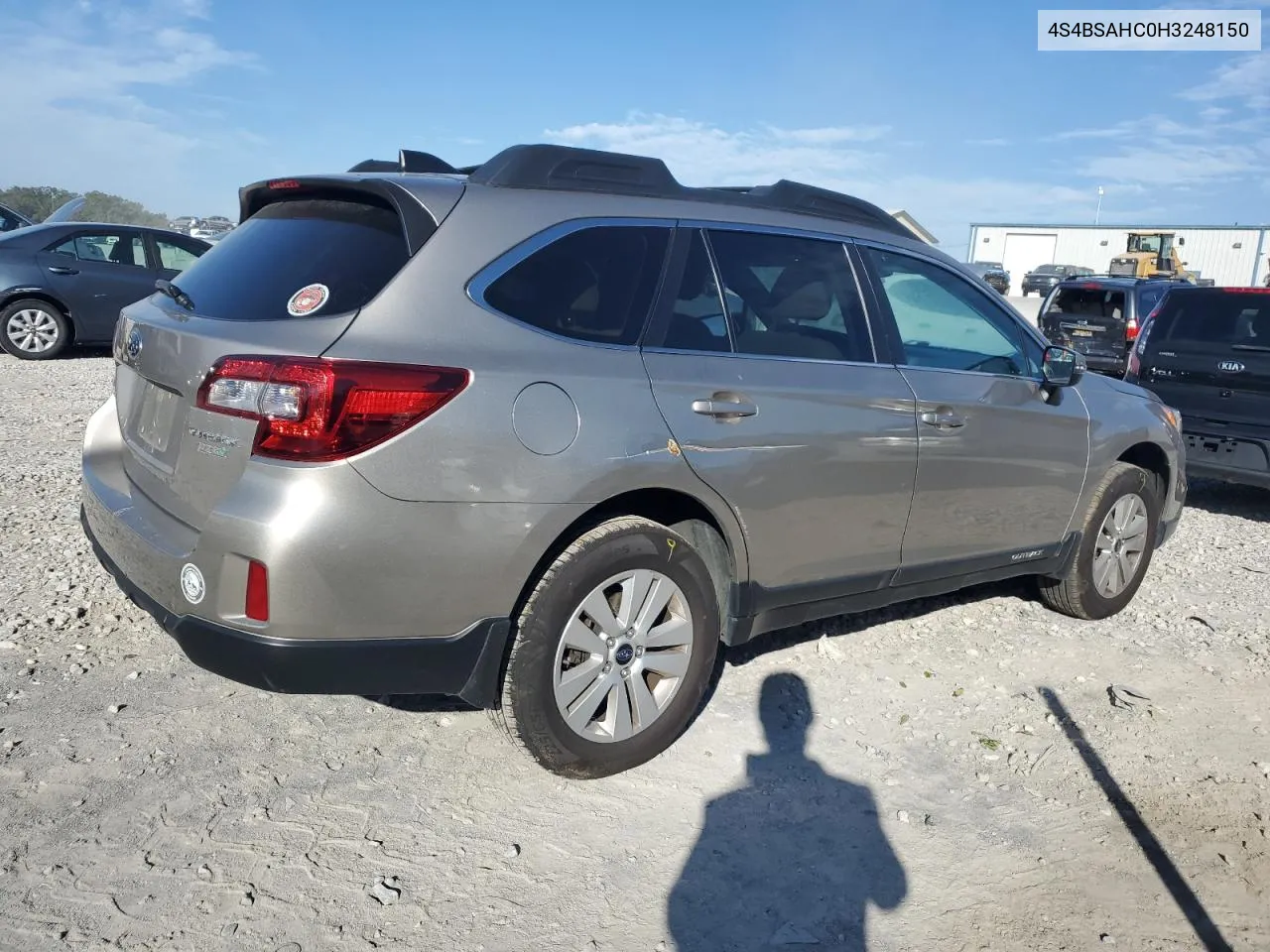 2017 Subaru Outback 2.5I Premium VIN: 4S4BSAHC0H3248150 Lot: 69859644