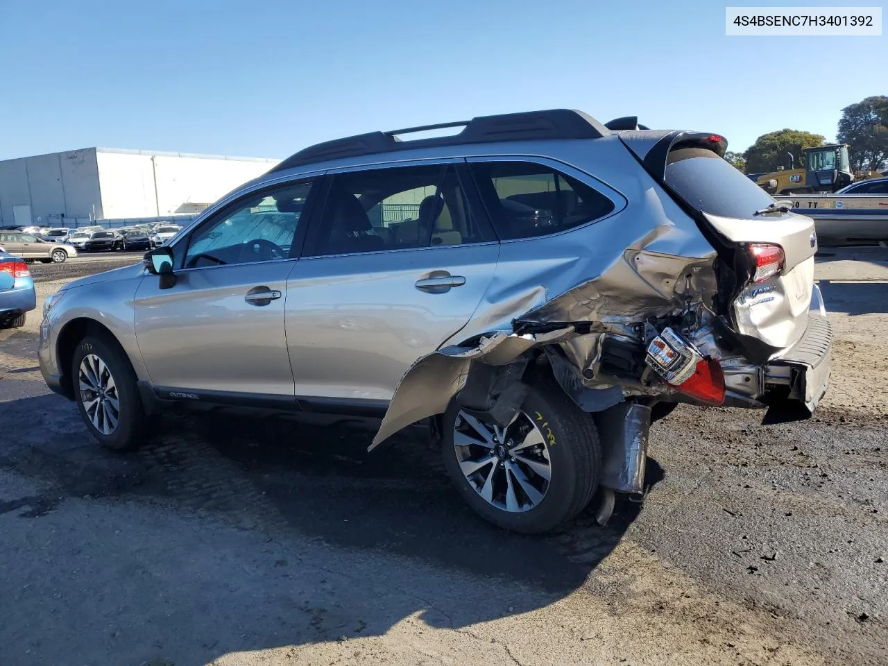 2017 Subaru Outback 3.6R Limited VIN: 4S4BSENC7H3401392 Lot: 70032914