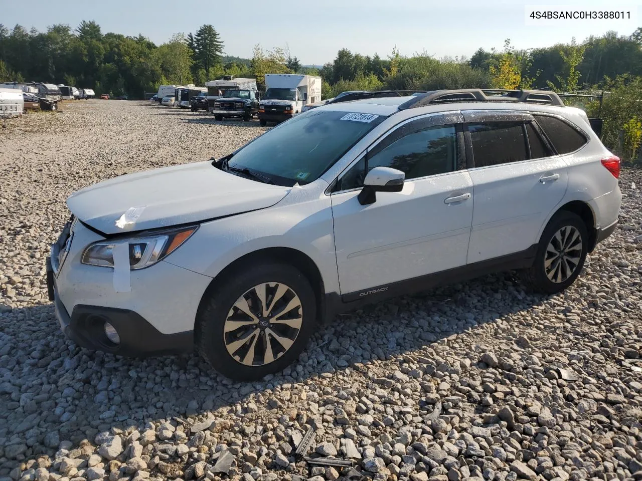 4S4BSANC0H3388011 2017 Subaru Outback 2.5I Limited