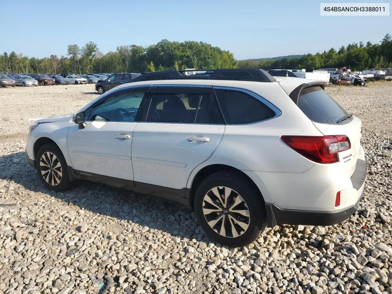 4S4BSANC0H3388011 2017 Subaru Outback 2.5I Limited