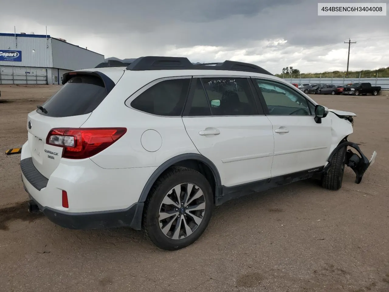 4S4BSENC6H3404008 2017 Subaru Outback 3.6R Limited