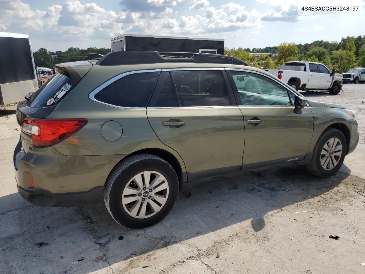 2017 Subaru Outback 2.5I Premium VIN: 4S4BSACC5H3248197 Lot: 70260974