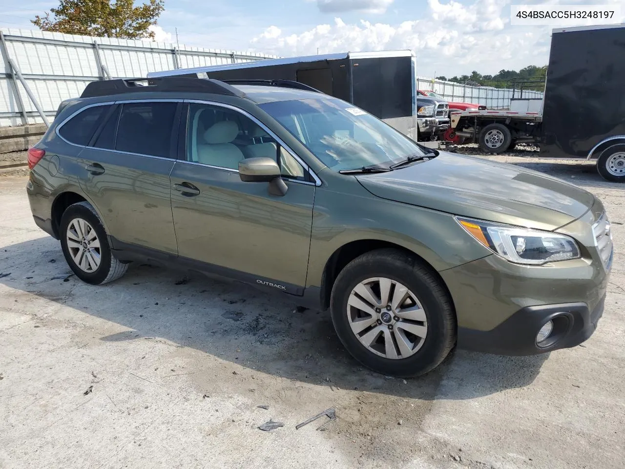 2017 Subaru Outback 2.5I Premium VIN: 4S4BSACC5H3248197 Lot: 70260974