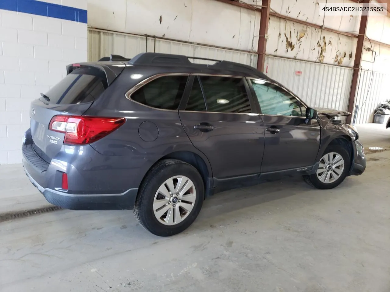 2017 Subaru Outback 2.5I Premium VIN: 4S4BSADC2H3235955 Lot: 70534044