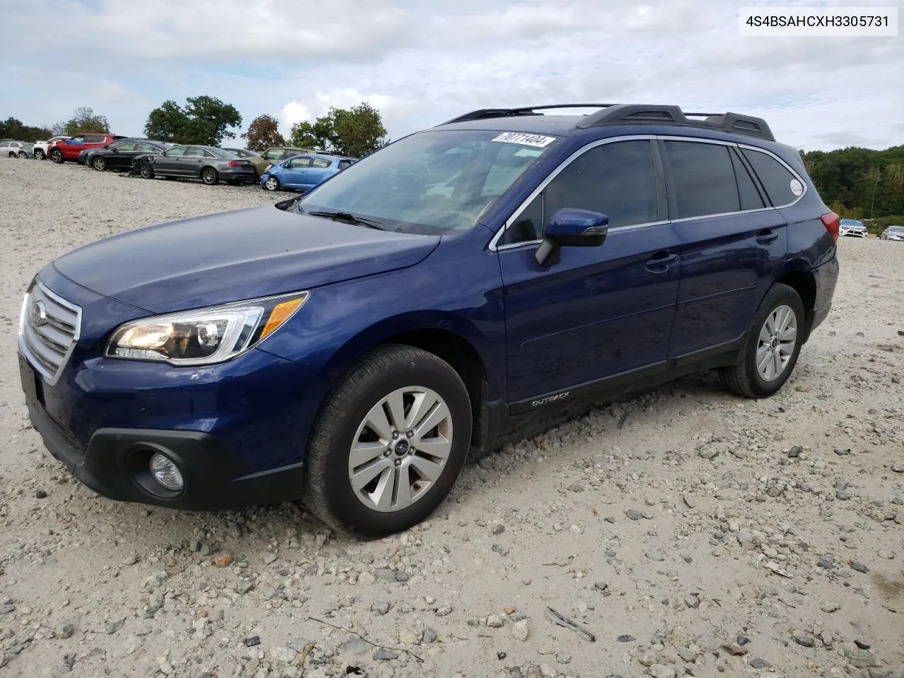 2017 Subaru Outback 2.5I Premium VIN: 4S4BSAHCXH3305731 Lot: 70771404