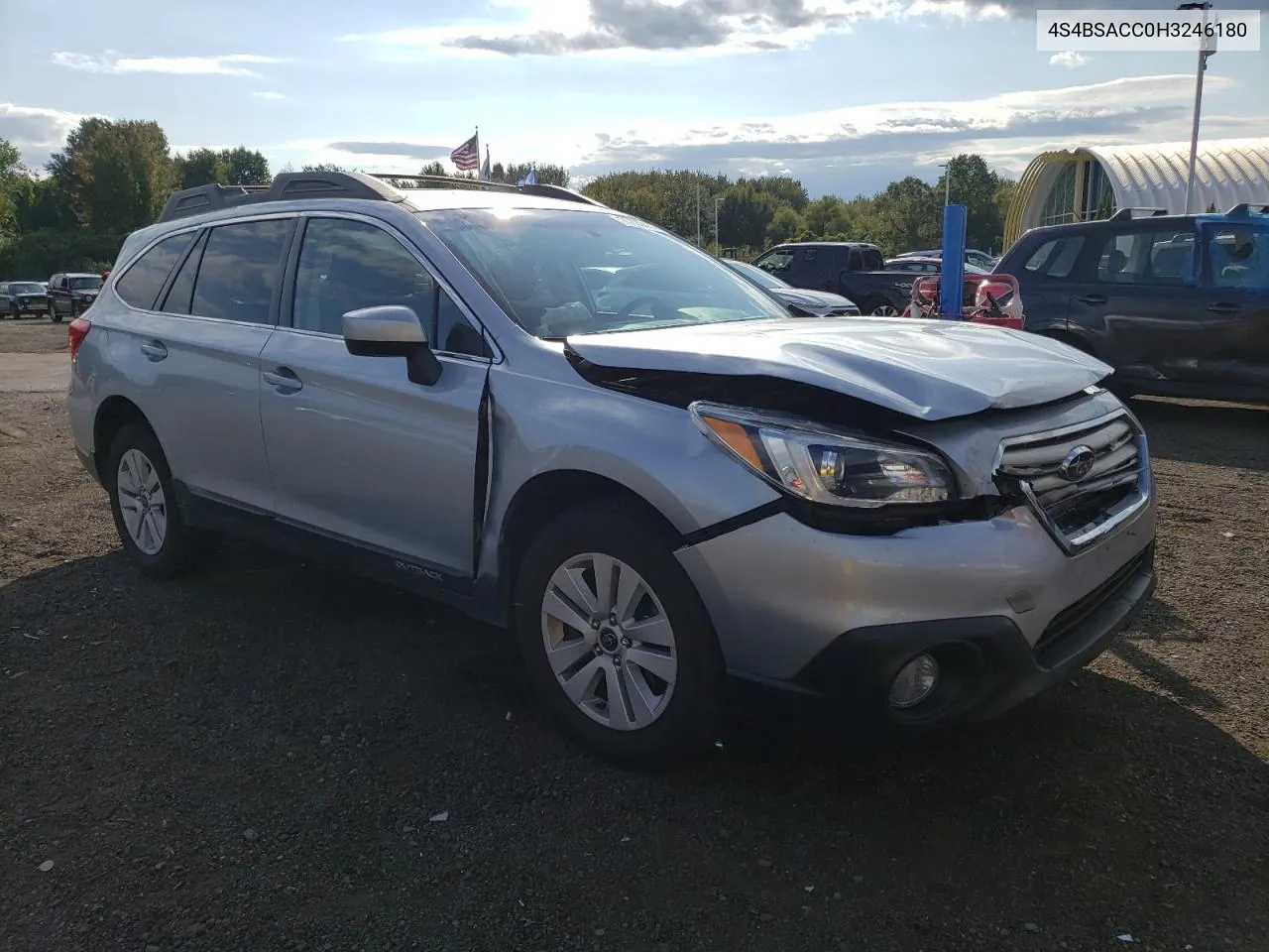 2017 Subaru Outback 2.5I Premium VIN: 4S4BSACC0H3246180 Lot: 70829434