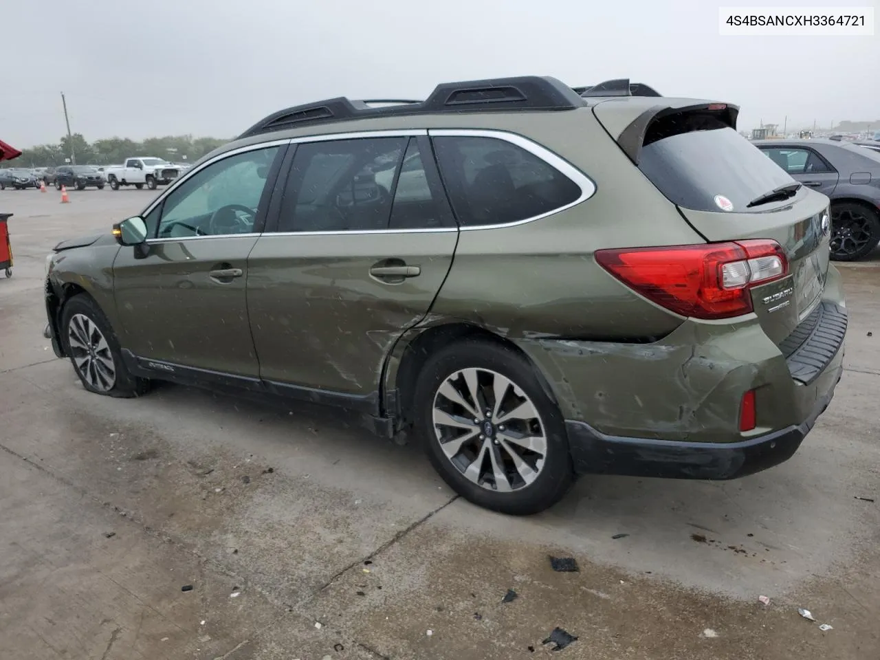 2017 Subaru Outback 2.5I Limited VIN: 4S4BSANCXH3364721 Lot: 70971664