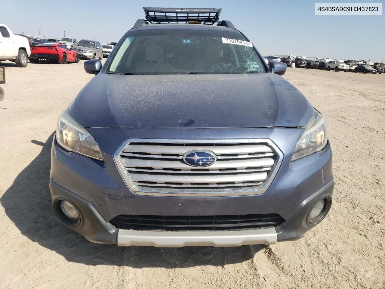 2017 Subaru Outback 2.5I Premium VIN: 4S4BSADC9H3437823 Lot: 71075814