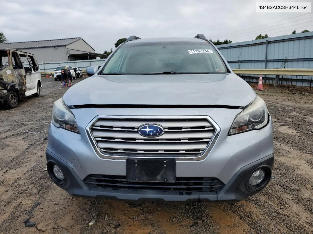 2017 Subaru Outback 2.5I Premium VIN: 4S4BSACC8H3440164 Lot: 71182234