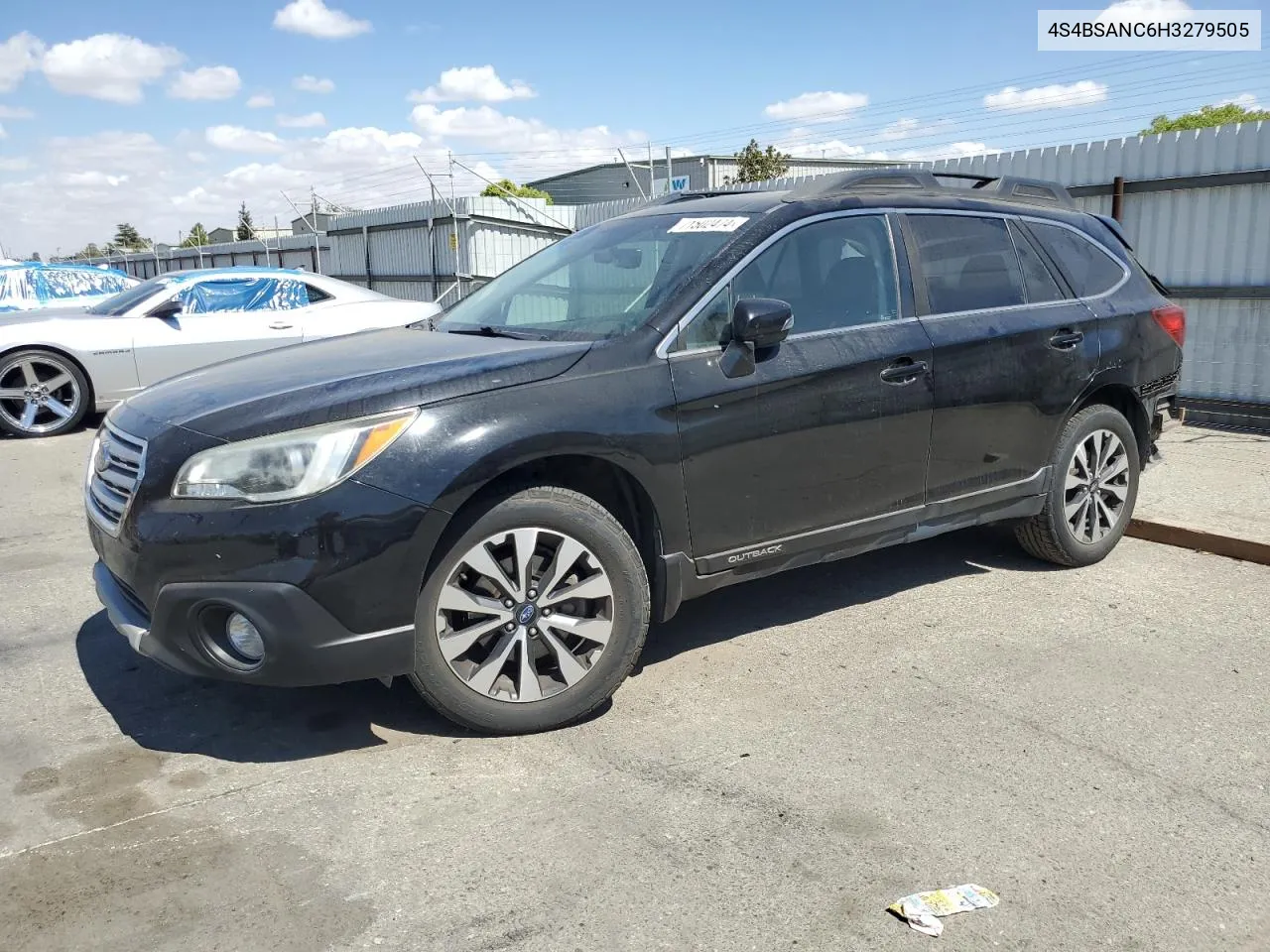 2017 Subaru Outback 2.5I Limited VIN: 4S4BSANC6H3279505 Lot: 71502474