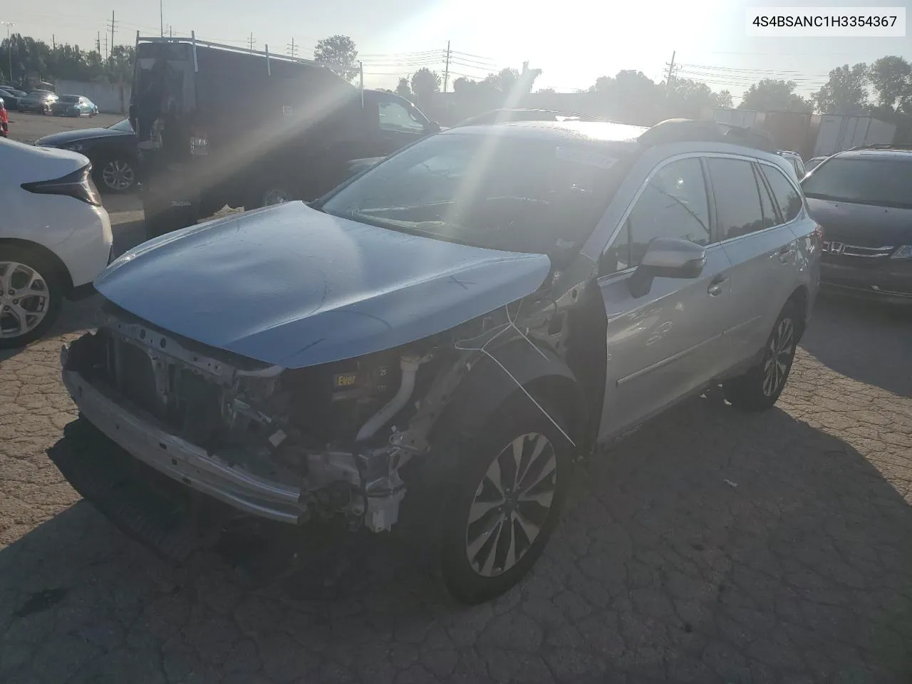 2017 Subaru Outback 2.5I Limited VIN: 4S4BSANC1H3354367 Lot: 71552844