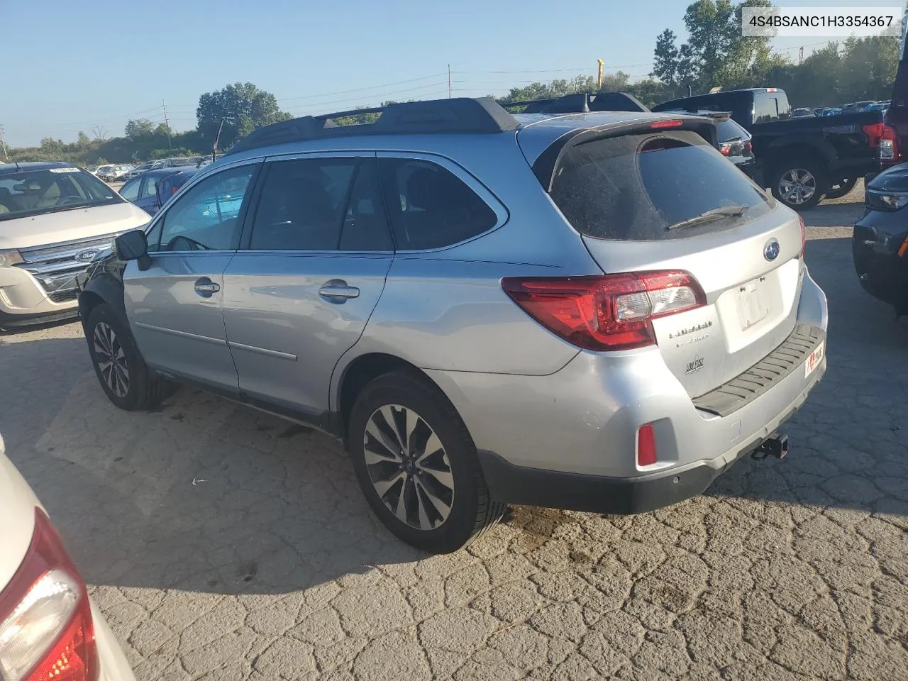 2017 Subaru Outback 2.5I Limited VIN: 4S4BSANC1H3354367 Lot: 71552844