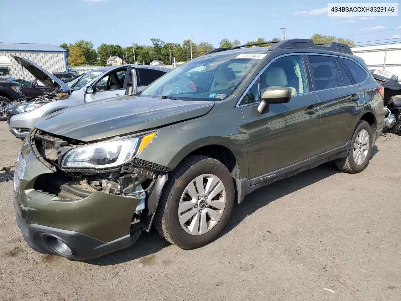 4S4BSACCXH3329146 2017 Subaru Outback 2.5I Premium