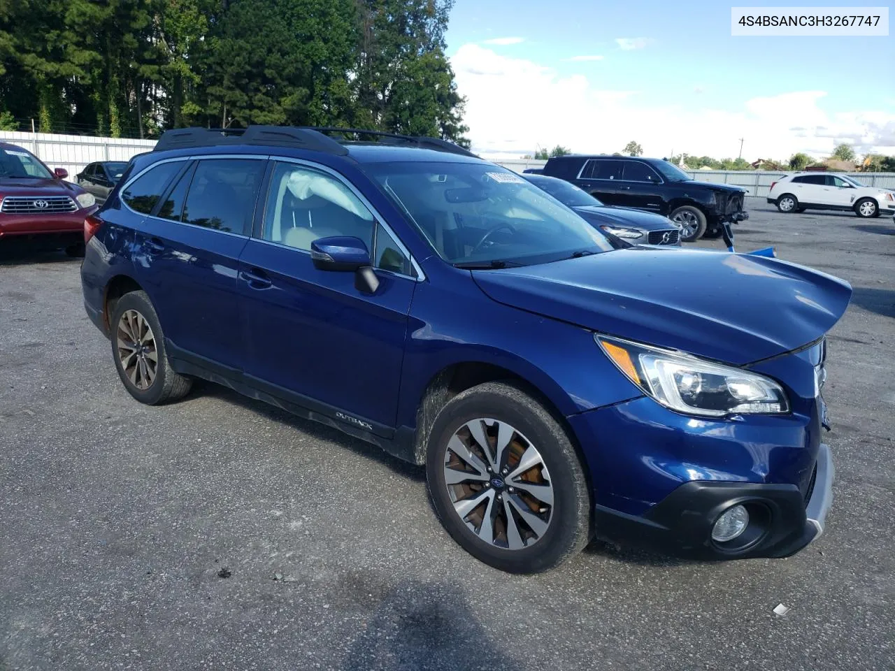 2017 Subaru Outback 2.5I Limited VIN: 4S4BSANC3H3267747 Lot: 71698654