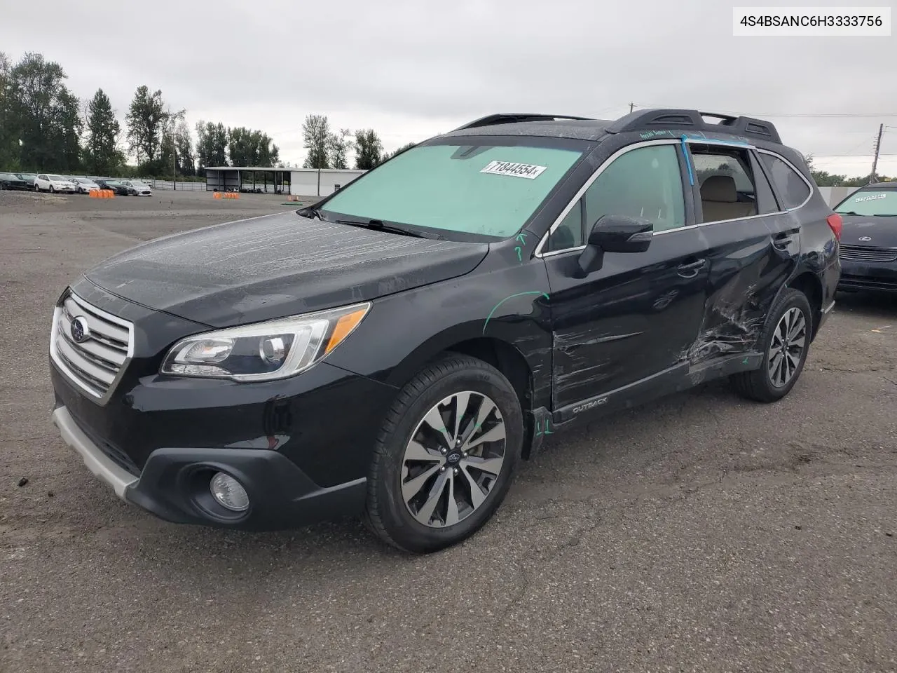 4S4BSANC6H3333756 2017 Subaru Outback 2.5I Limited