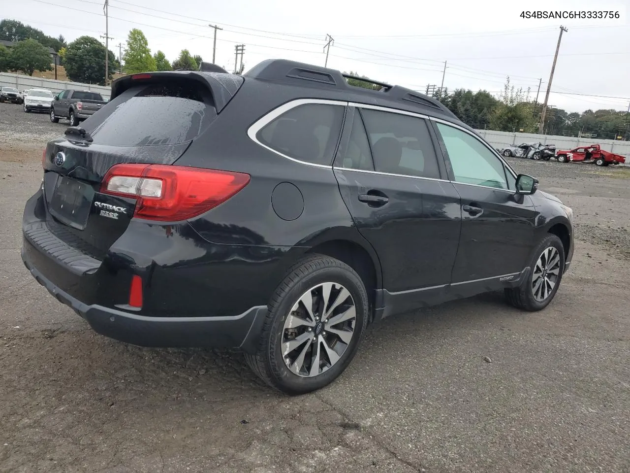 2017 Subaru Outback 2.5I Limited VIN: 4S4BSANC6H3333756 Lot: 71844554