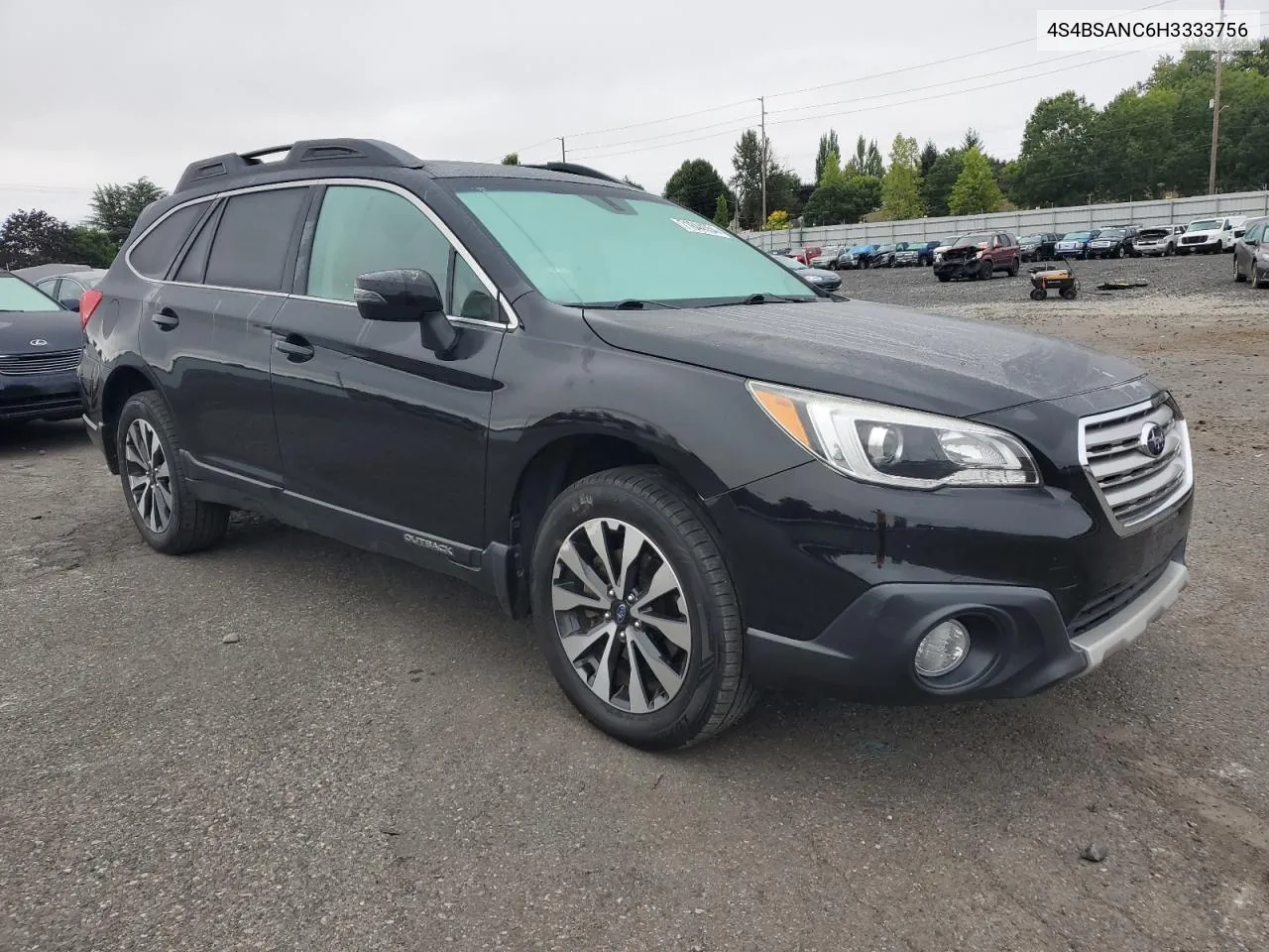 2017 Subaru Outback 2.5I Limited VIN: 4S4BSANC6H3333756 Lot: 71844554