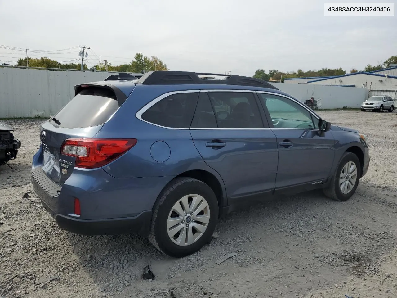 2017 Subaru Outback 2.5I Premium VIN: 4S4BSACC3H3240406 Lot: 72214164