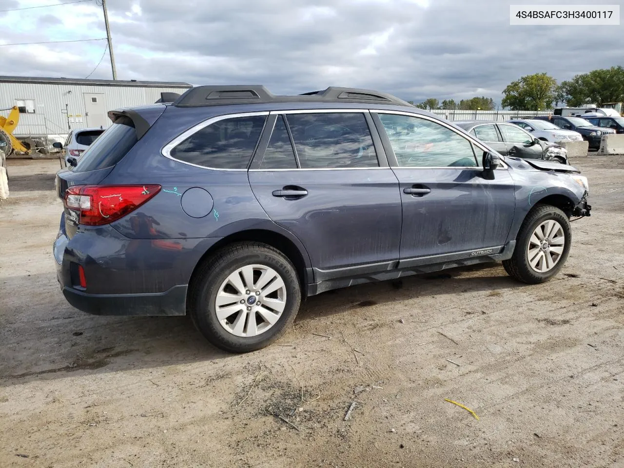 2017 Subaru Outback 2.5I Premium VIN: 4S4BSAFC3H3400117 Lot: 72519554