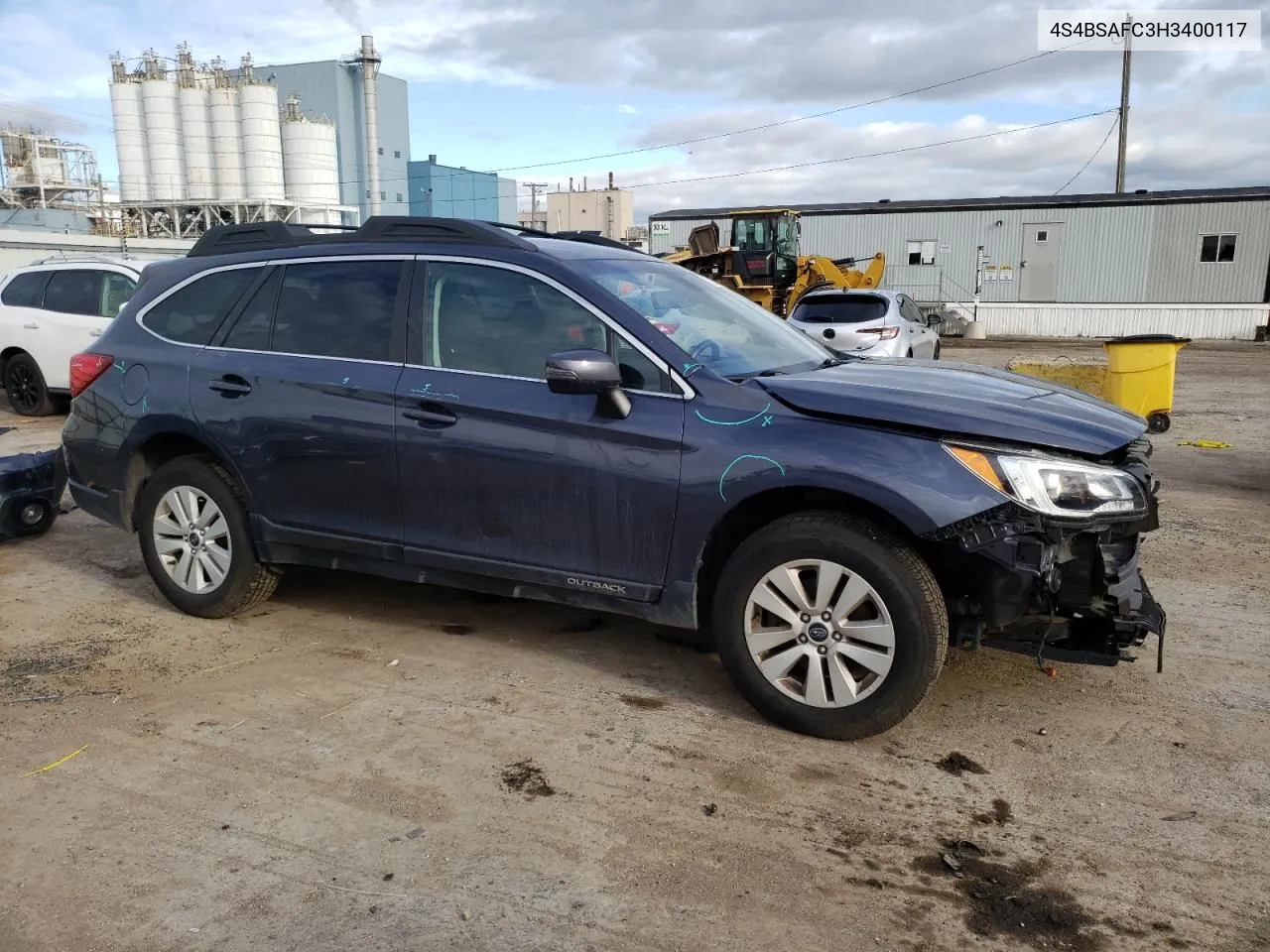 2017 Subaru Outback 2.5I Premium VIN: 4S4BSAFC3H3400117 Lot: 72519554