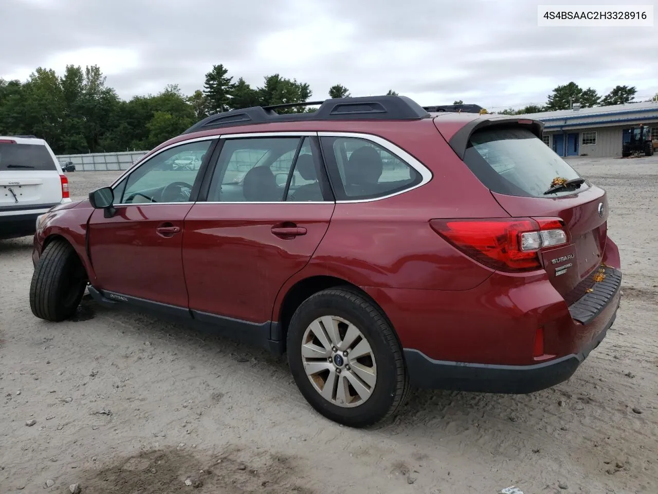 2017 Subaru Outback 2.5I VIN: 4S4BSAAC2H3328916 Lot: 72699024