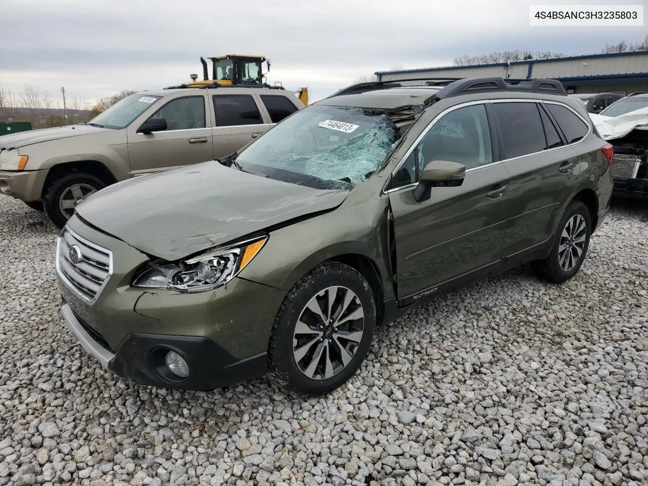 2017 Subaru Outback 2.5I Limited VIN: 4S4BSANC3H3235803 Lot: 72890254