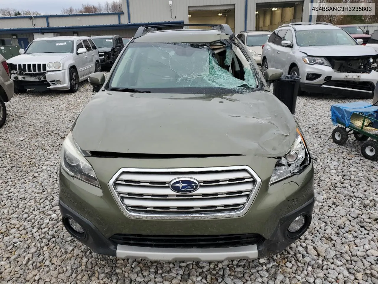 2017 Subaru Outback 2.5I Limited VIN: 4S4BSANC3H3235803 Lot: 72890254