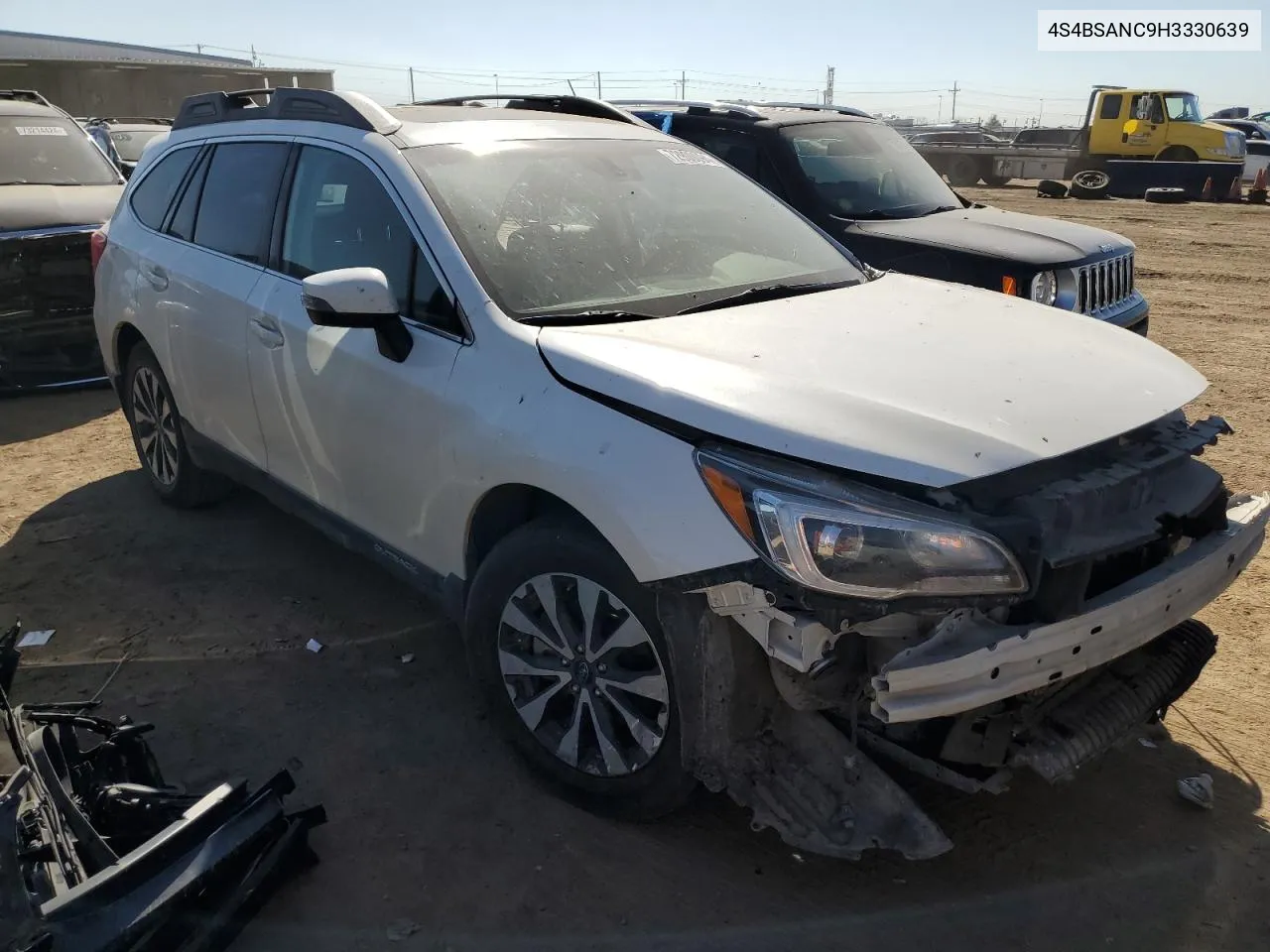 2017 Subaru Outback 2.5I Limited VIN: 4S4BSANC9H3330639 Lot: 72900094