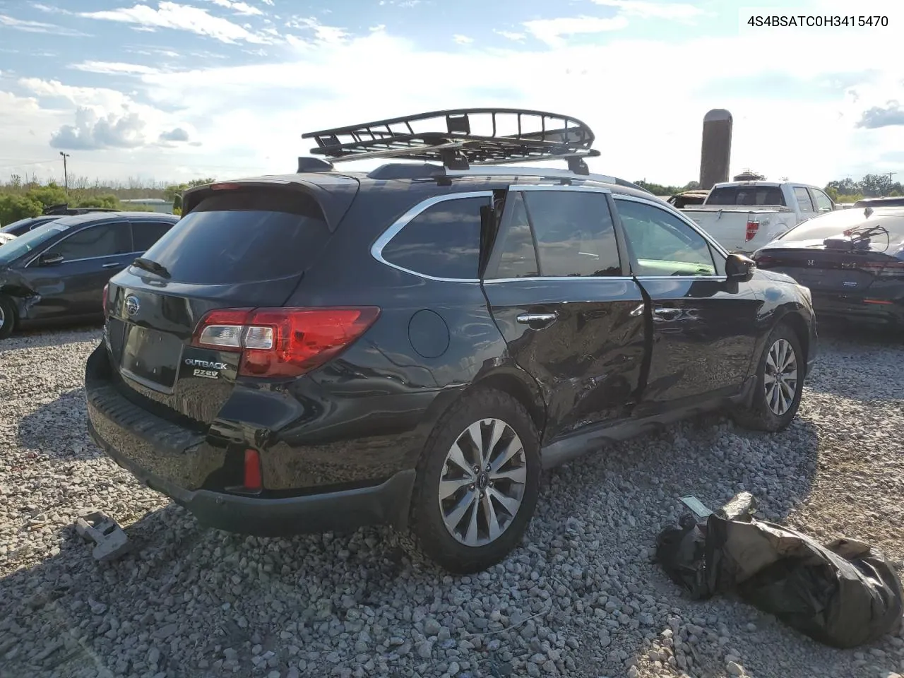 2017 Subaru Outback Touring VIN: 4S4BSATC0H3415470 Lot: 73499674