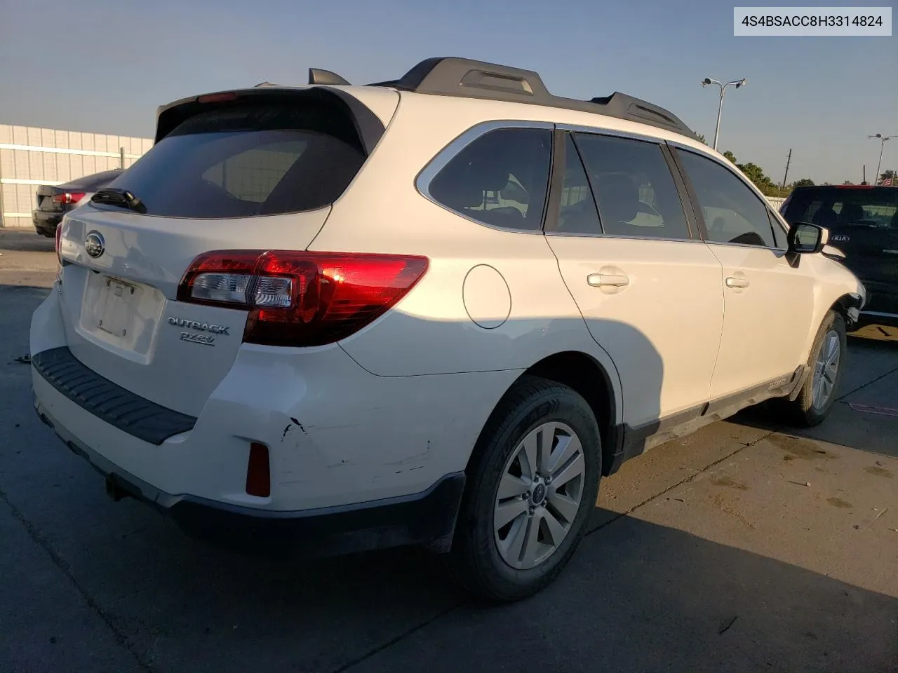 2017 Subaru Outback 2.5I Premium VIN: 4S4BSACC8H3314824 Lot: 73586894