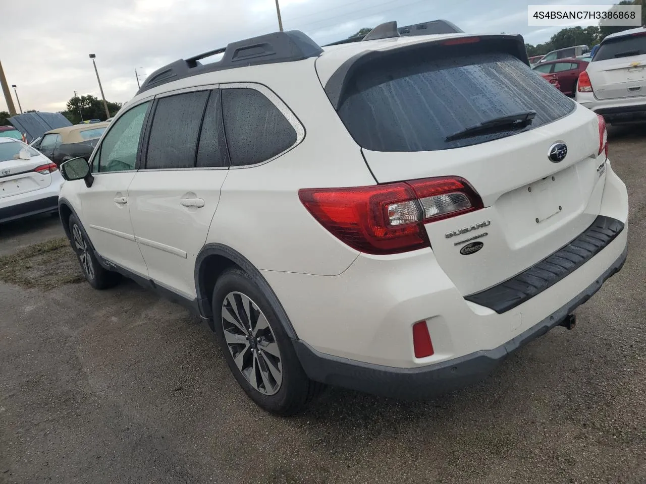 2017 Subaru Outback 2.5I Limited VIN: 4S4BSANC7H3386868 Lot: 73747794