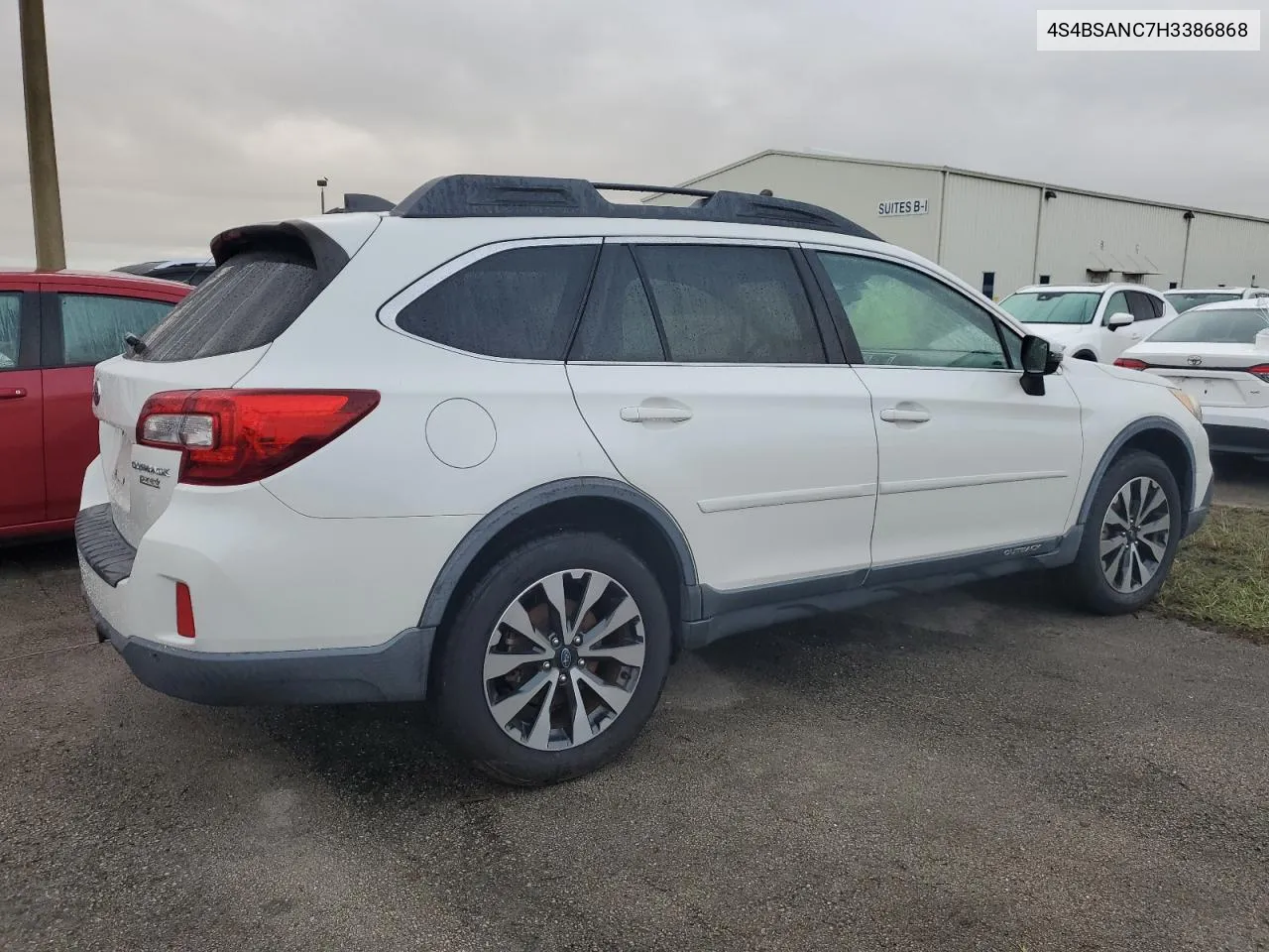 2017 Subaru Outback 2.5I Limited VIN: 4S4BSANC7H3386868 Lot: 73747794