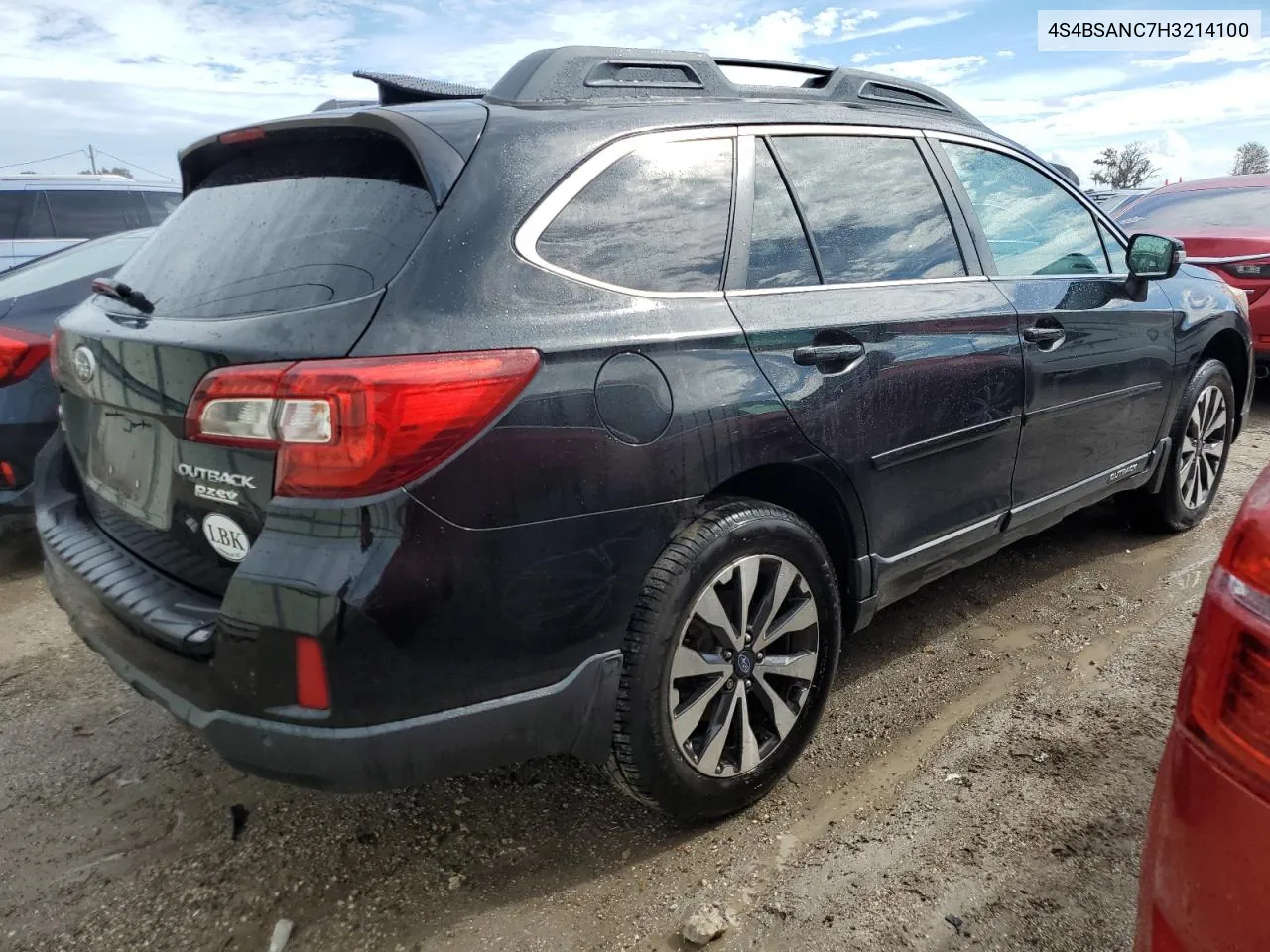 2017 Subaru Outback 2.5I Limited VIN: 4S4BSANC7H3214100 Lot: 73820504