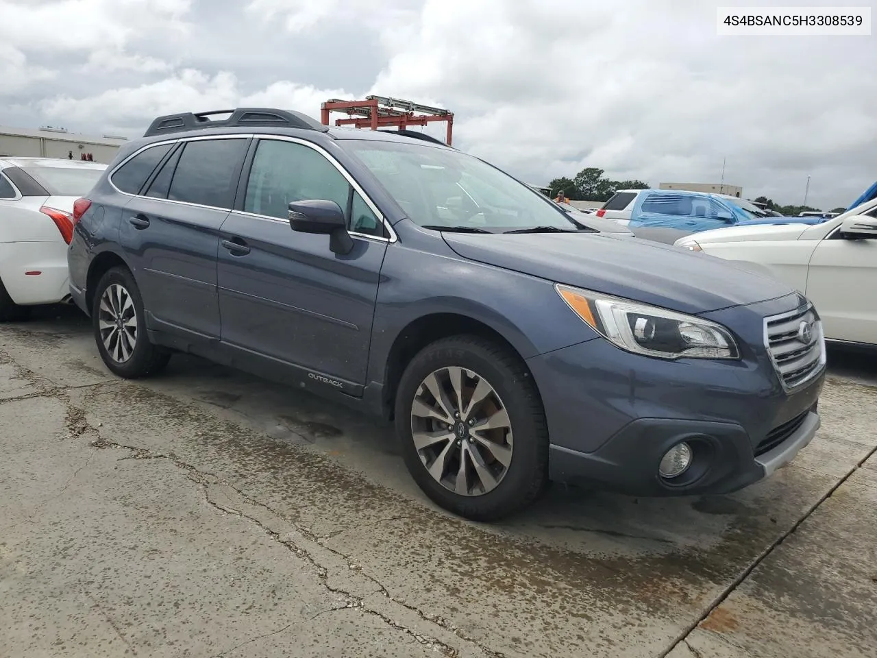 2017 Subaru Outback 2.5I Limited VIN: 4S4BSANC5H3308539 Lot: 74091884