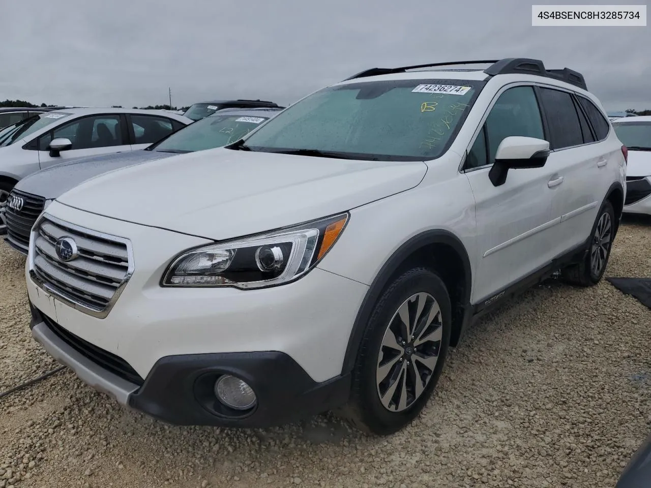 2017 Subaru Outback 3.6R Limited VIN: 4S4BSENC8H3285734 Lot: 74236274