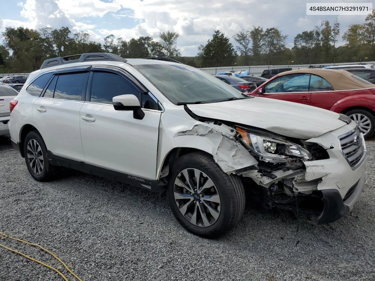 2017 Subaru Outback 2.5I Limited VIN: 4S4BSANC7H3291971 Lot: 74353114