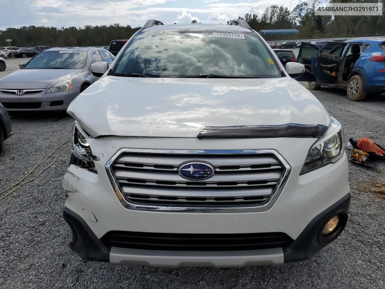 2017 Subaru Outback 2.5I Limited VIN: 4S4BSANC7H3291971 Lot: 74353114