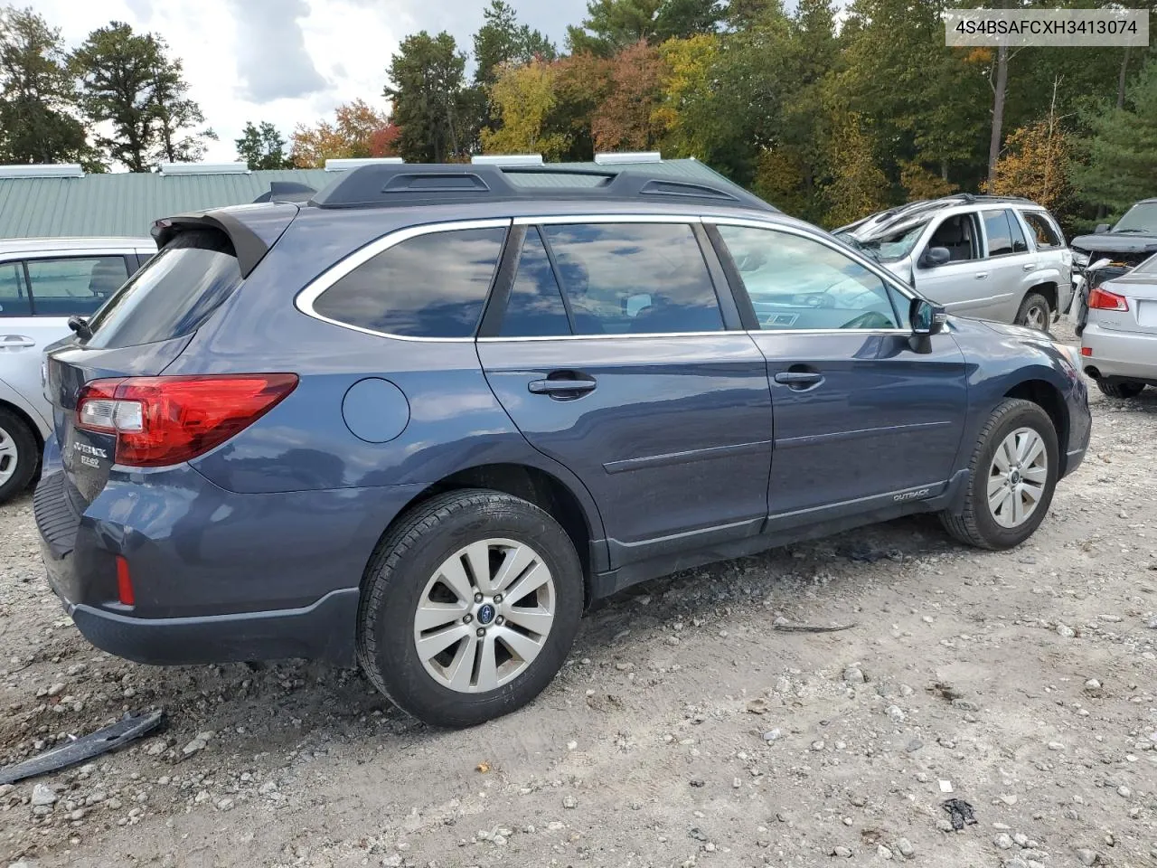 2017 Subaru Outback 2.5I Premium VIN: 4S4BSAFCXH3413074 Lot: 74366344