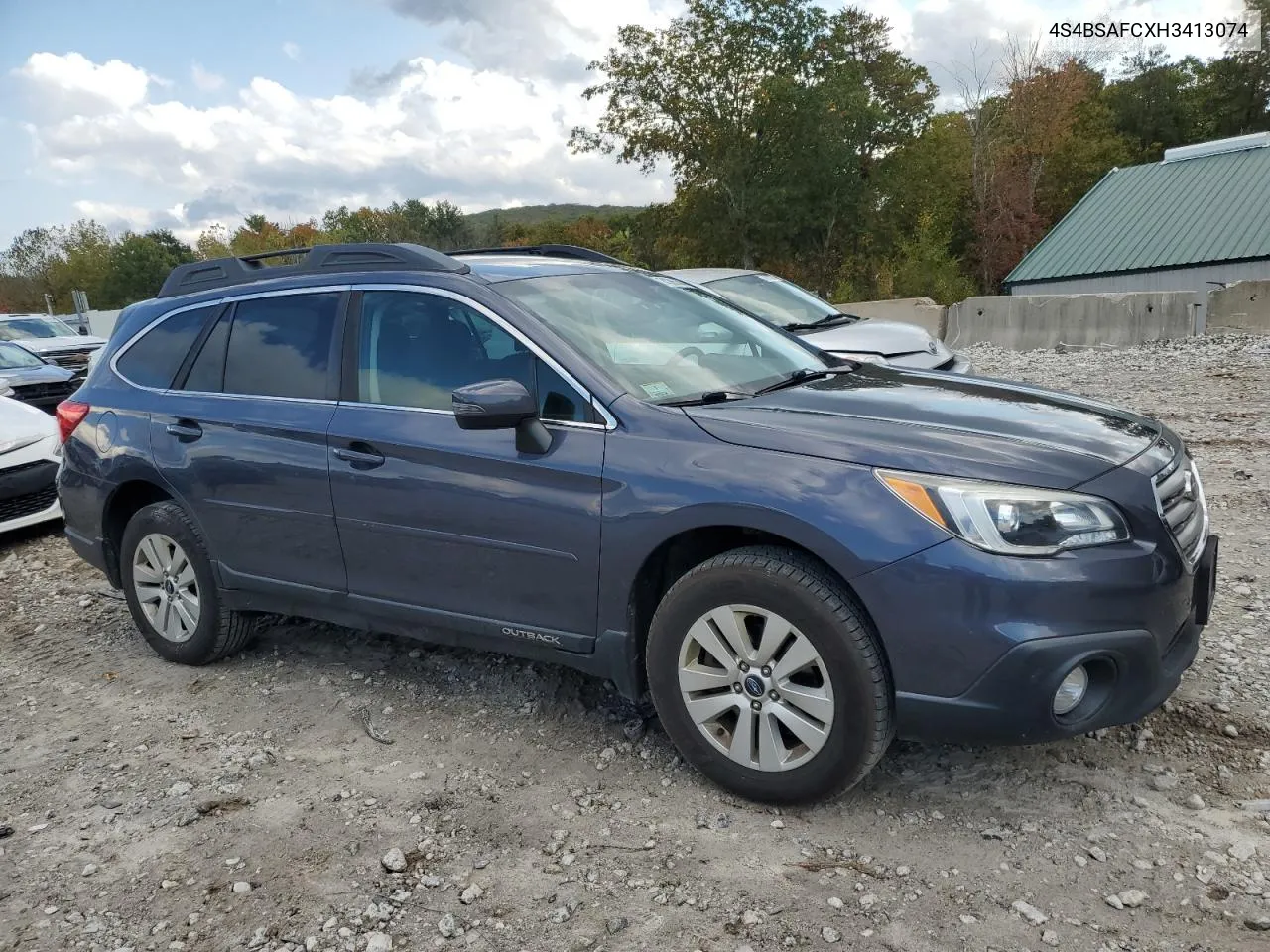 2017 Subaru Outback 2.5I Premium VIN: 4S4BSAFCXH3413074 Lot: 74366344