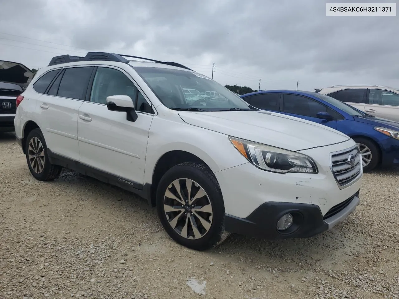 2017 Subaru Outback 2.5I Limited VIN: 4S4BSAKC6H3211371 Lot: 74623084