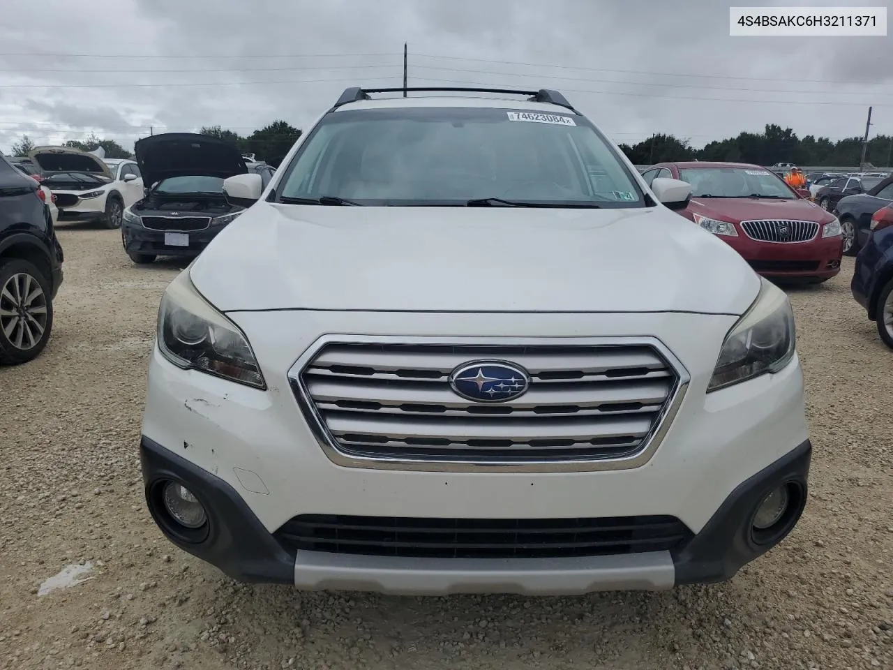 2017 Subaru Outback 2.5I Limited VIN: 4S4BSAKC6H3211371 Lot: 74623084