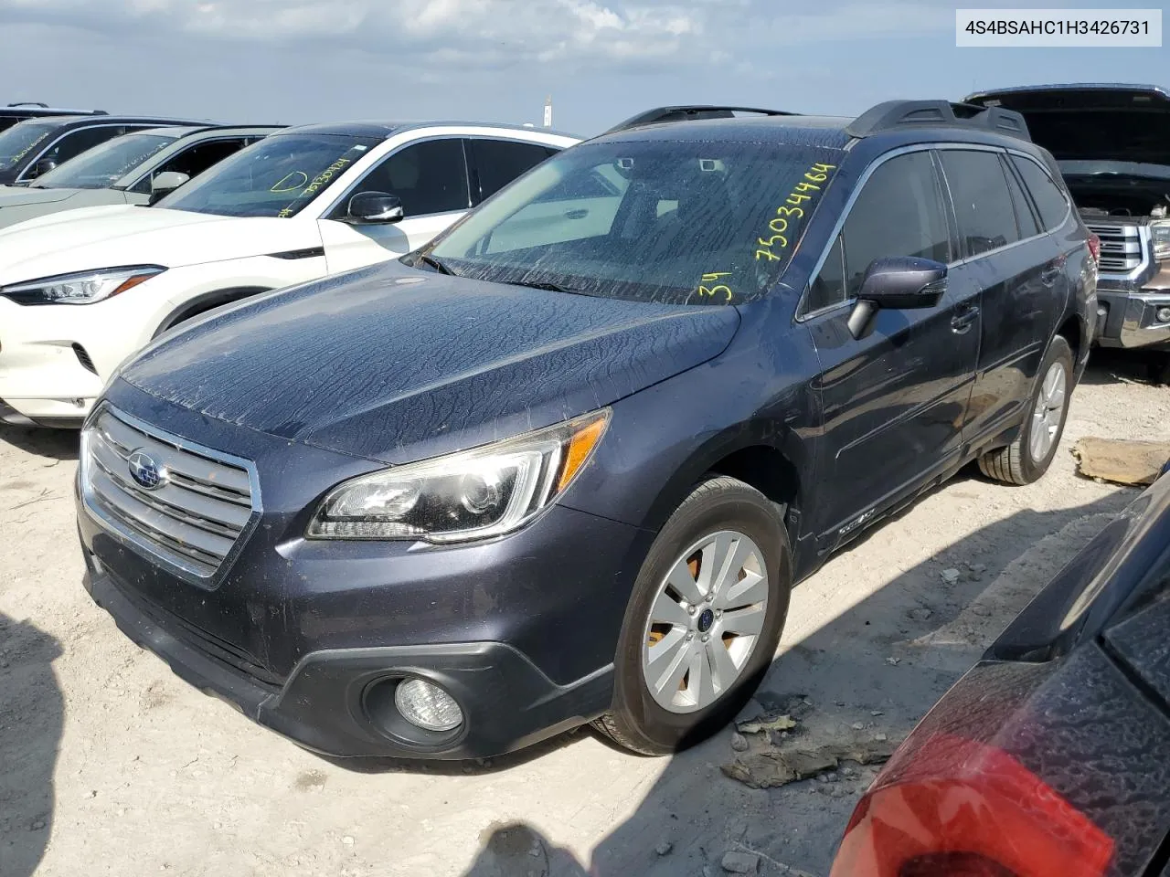 2017 Subaru Outback 2.5I Premium VIN: 4S4BSAHC1H3426731 Lot: 75034464