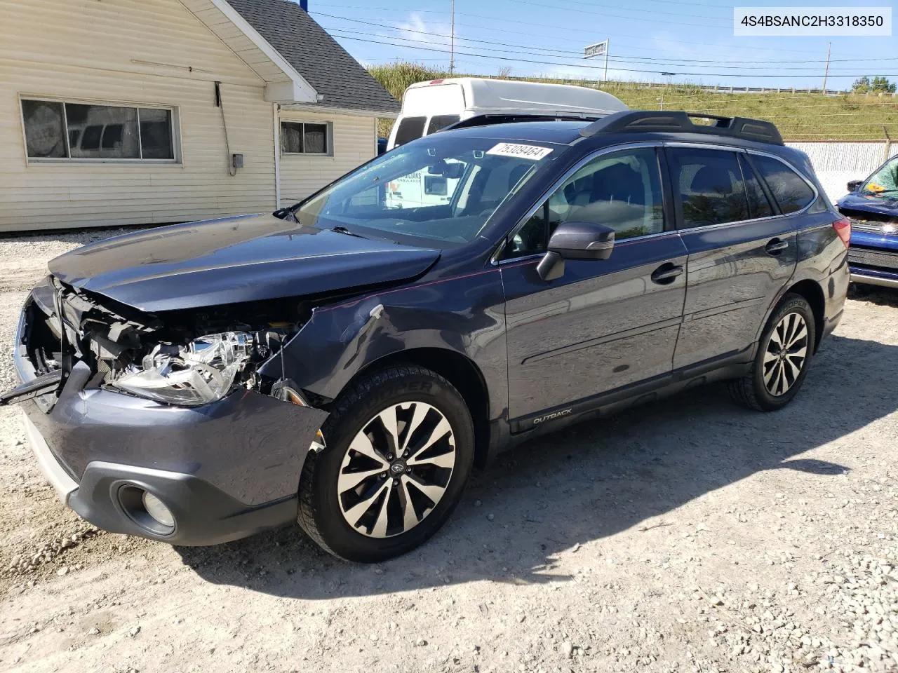 2017 Subaru Outback 2.5I Limited VIN: 4S4BSANC2H3318350 Lot: 75309464