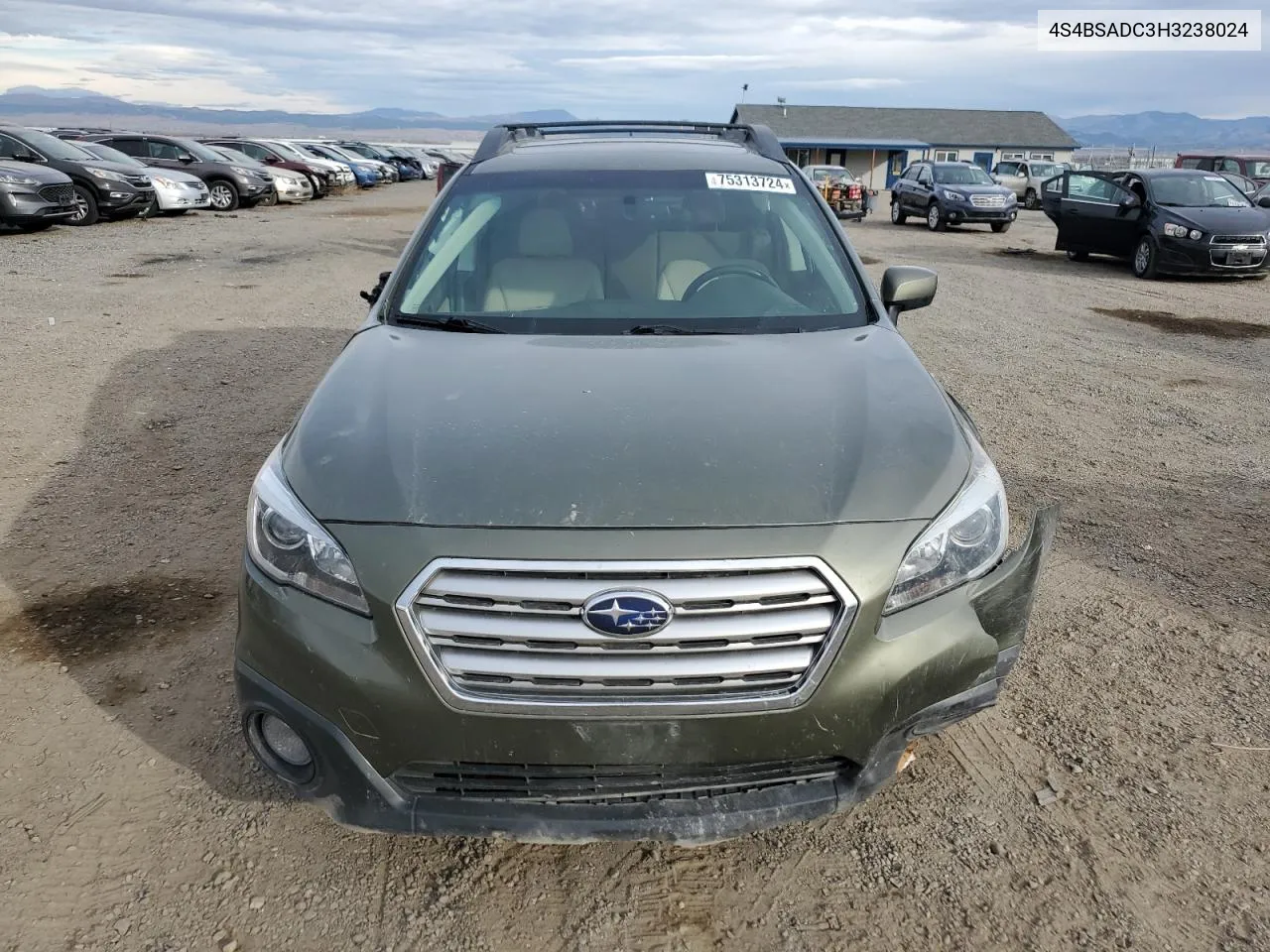 2017 Subaru Outback 2.5I Premium VIN: 4S4BSADC3H3238024 Lot: 75313724